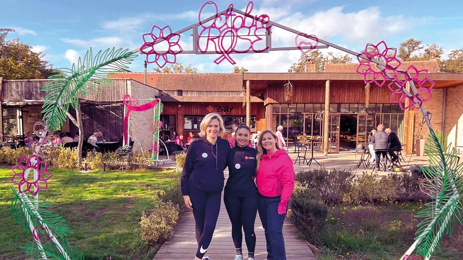 Cadre e-deco- non lumineux -Octobre-Rose