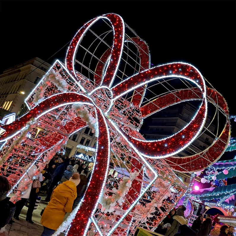 Cadeau Leblanc illuminations - Marché de Noël 2022 au Mans